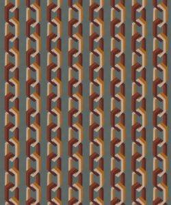 Chain Of Fools Wallpaper - Colorway: Jade - Poodle & Blonde Collection - Swatch