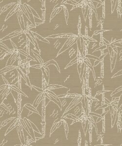 Bamboo Stitch Wallpaper - Colorway: Sepia - Poodle & Blonde Collection - Swatch