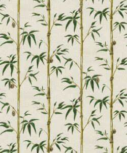 Money Tree Wallpaper - Colorway: Bamboo - Poodle & Blonde Collection - Swatch