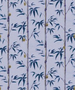 Money Tree Wallpaper - Colorway: Midnight - Poodle & Blonde Collection - Swatch