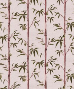 Money Tree Wallpaper - Colorway: Valentine - Poodle & Blonde Collection - Swatch