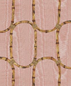 Tea Room Wallpaper - Colorway: Blossom - Poodle & Blonde Collection - Swatch