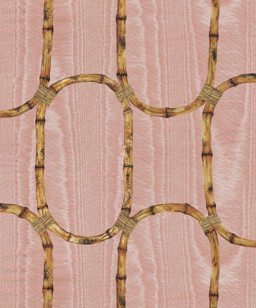 Tea Room Wallpaper - Colorway: Blossom - Poodle & Blonde Collection - Swatch