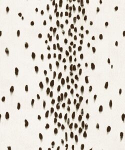 Tottenham Dalmatian Wallpaper - Colorway: Cocoa - Poodle & Blonde Collection - Swatch