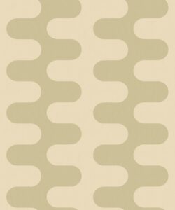 Wave Wallpaper - Colorway: Pistachio - Poodle & Blonde Collection - Swatch