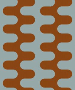 Wave Wallpaper - Colorway: Powder - Poodle & Blonde Collection - Swatch