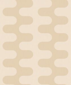 Wave Wallpaper - Colorway: Sepia - Poodle & Blonde Collection - Swatch