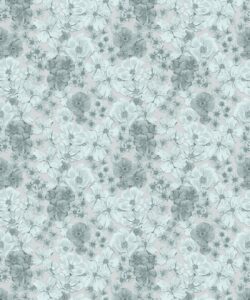 Dolls House Wallpaper - Colorway: Sky - Poodle & Blonde Collection - Swatch