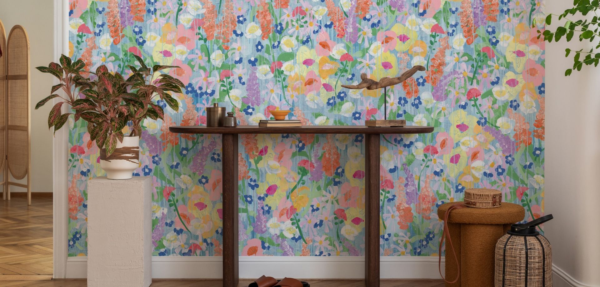 Perennial Mural | Tender Brushstrokes Collection | Tiff Manuell | Hero Image