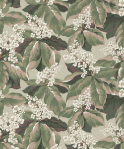 Horse Chestnut Wallpaper - Colorway: Blush - Fable Collection by M&K Studios - Swatch