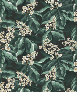 Horse Chestnut Wallpaper - Colorway: Lagoon - Fable Collection by M&K Studios - Swatch