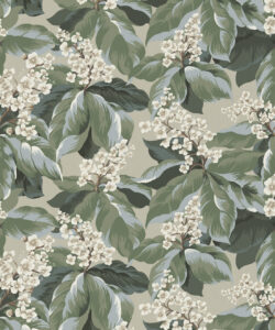 Horse Chestnut Wallpaper - Colorway: Periwinkle - Fable Collection by M&K Studios - Swatch