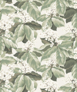 Horse Chestnut Wallpaper - Colorway: Sage - Fable Collection by M&K Studios - Swatch