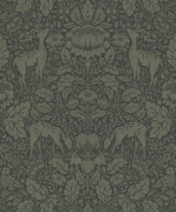 Richmond Wallpaper - Colorway: Forest - Fable Collection by M&K Studios - Swatch