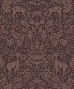 Richmond Wallpaper - Colorway: Plum - Fable Collection by M&K Studios - Swatch