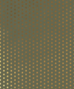 Tudor Star Metallic Wallpaper - Colorway: Moss - Fable Collection by M&K Studios - Swatch