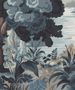 The Glenn Mural - Colorway: Winter - Fable Collection by M&K Studios - Swatch