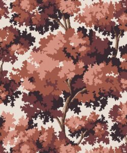 Great Oak Wallpaper- Colorway: Autumn - Fable Collection by M&K Studios - Swatch