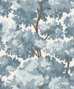 Great Oak Wallpaper- Colorway: Periwinkle - Fable Collection by M&K Studios - Swatch