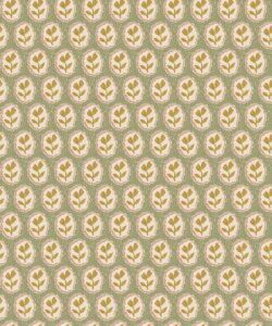 Nell Wallpaper- Colorway: Apple - Fable Collection by M&K Studios - Swatch
