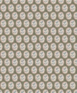 Nell Wallpaper- Colorway: Olive - Fable Collection by M&K Studios - Swatch