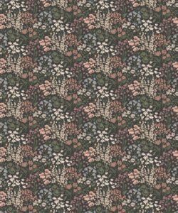 Ophelia Wallpaper- Colorway: Blush - Fable Collection by M&K Studios - Swatch