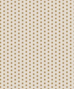 Tudor Star Wallpaper- Colorway: Gold - Fable Collection by M&K Studios - Swatch
