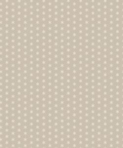 Tudor Star Wallpaper- Colorway: Linen - Fable Collection by M&K Studios - Swatch