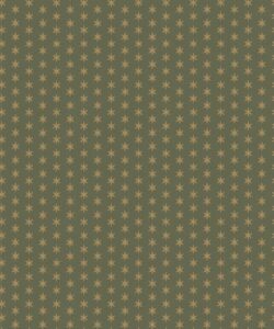 Tudor Star Wallpaper- Colorway: Moss - Fable Collection by M&K Studios - Swatch