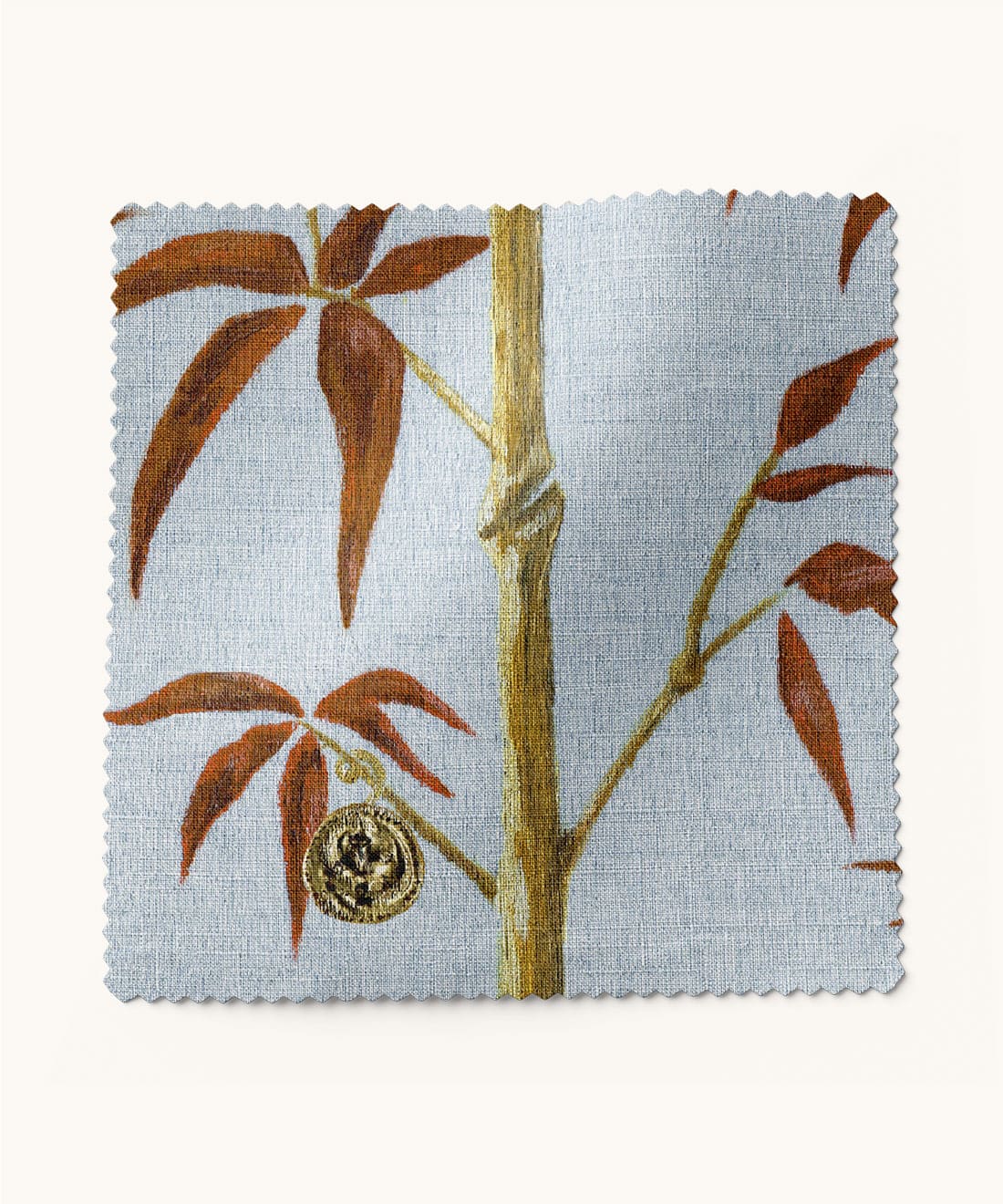 Money Tree Fabric - Colourway: Tobacco - Swatch