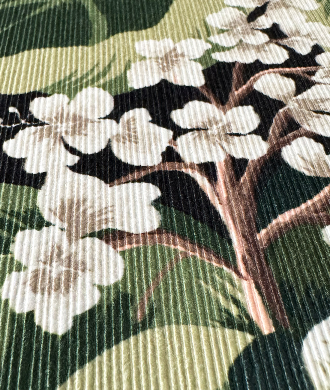 Horse Chestnut Decorative Textile Wallpaper