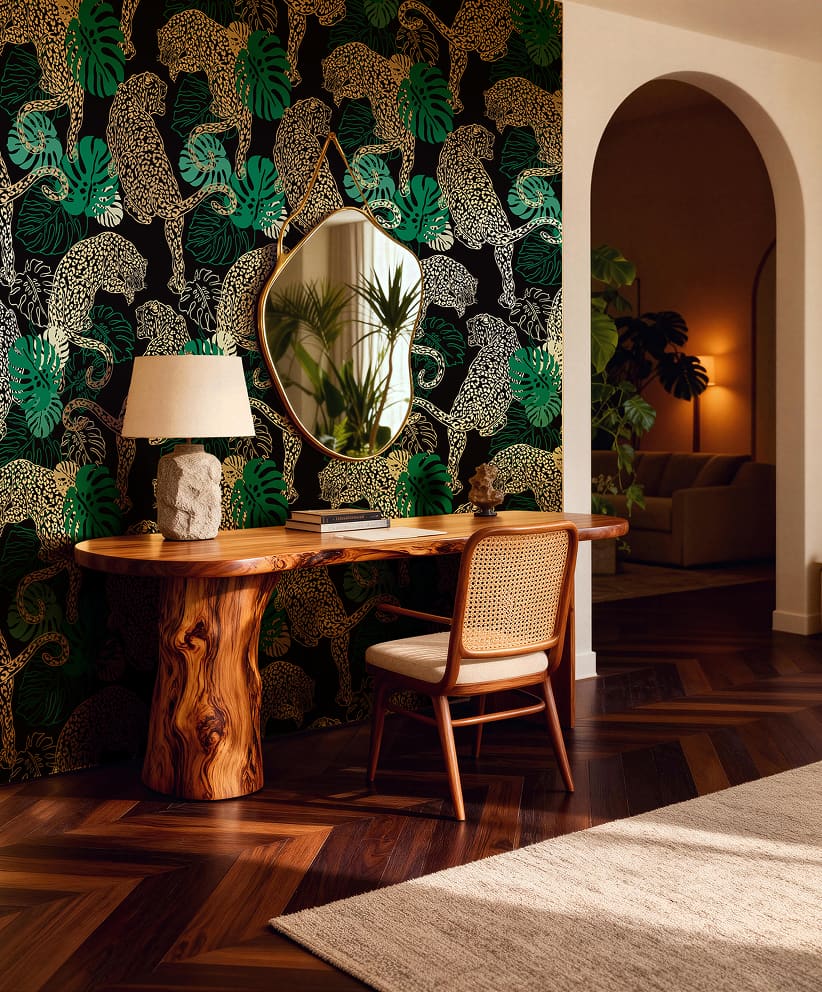 Leopard Metallic Wallpaper - Metallic: Volume II Collection Image