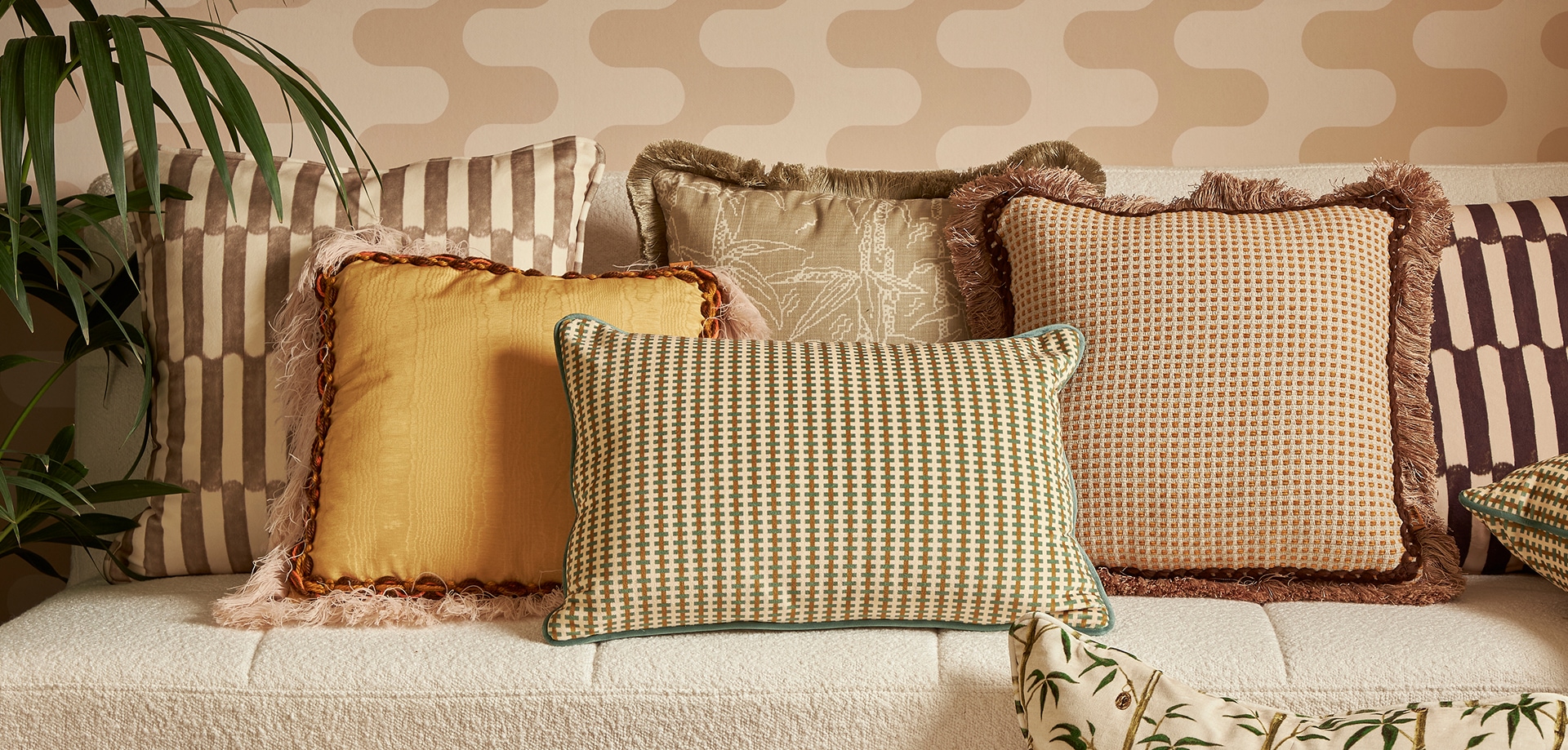 Poodle & Blonde Wallpaper and Fabric