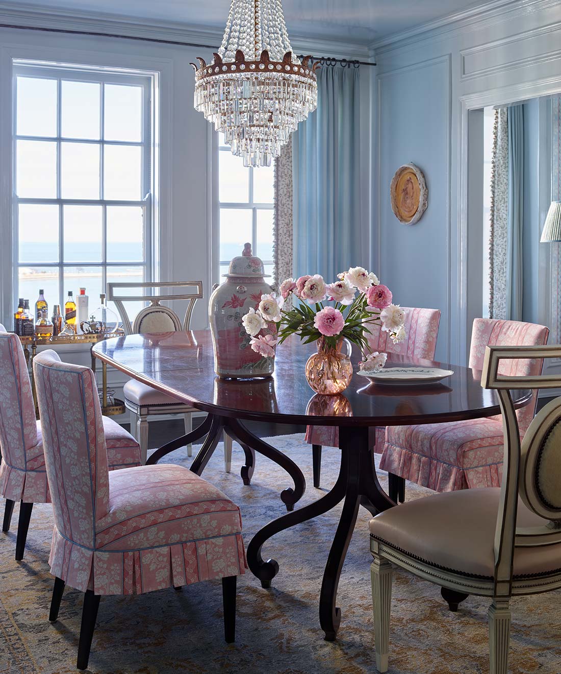 Elise Fabric - Colourway: Blush - Insitu