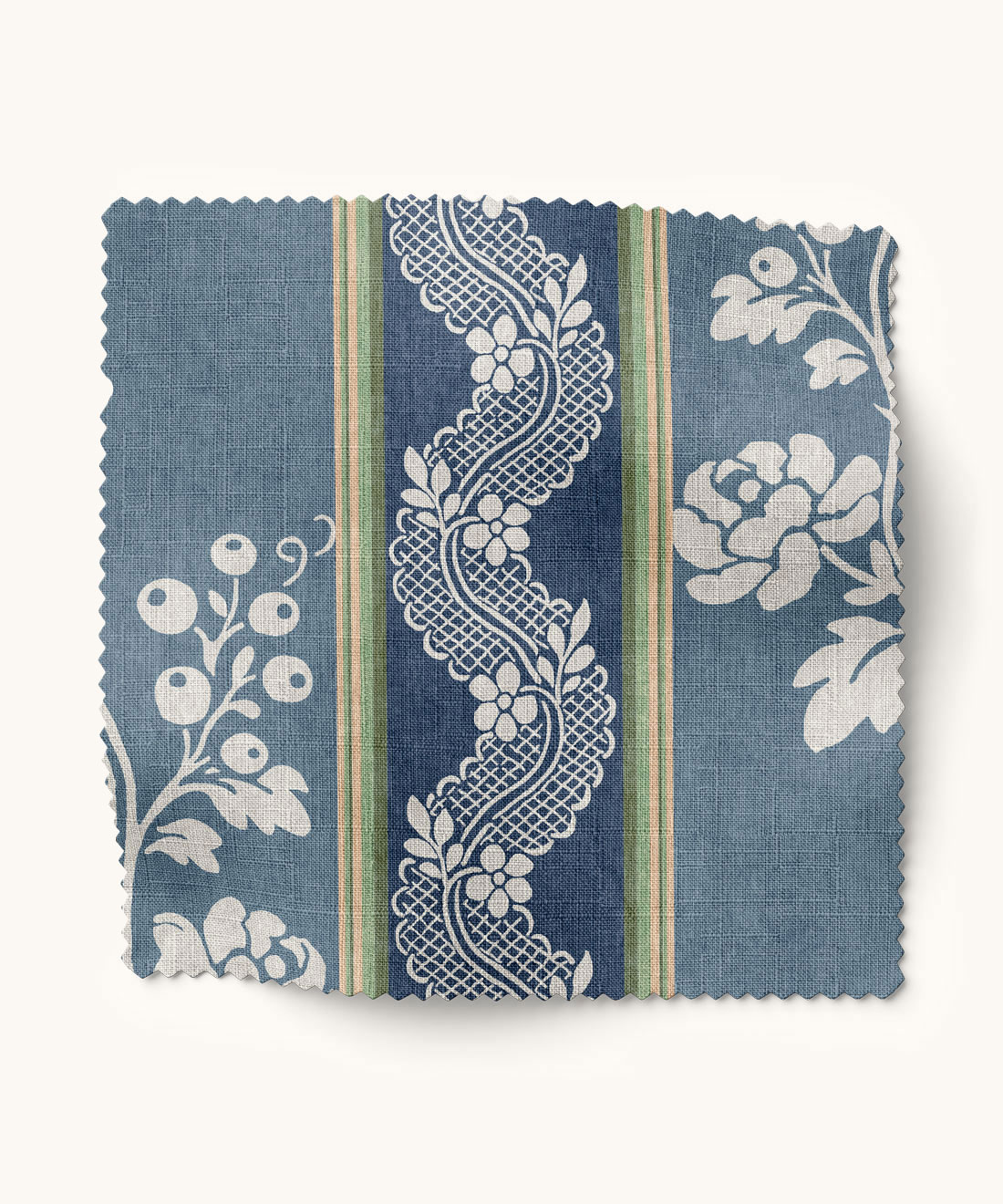 Elise Fabric - Colourway: Dark Blue - Swatch