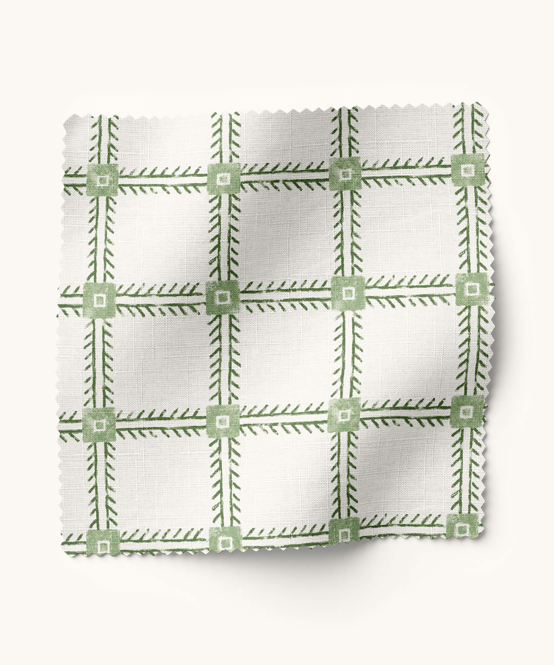 Sam Fabric - Colourway: Green - Swatch