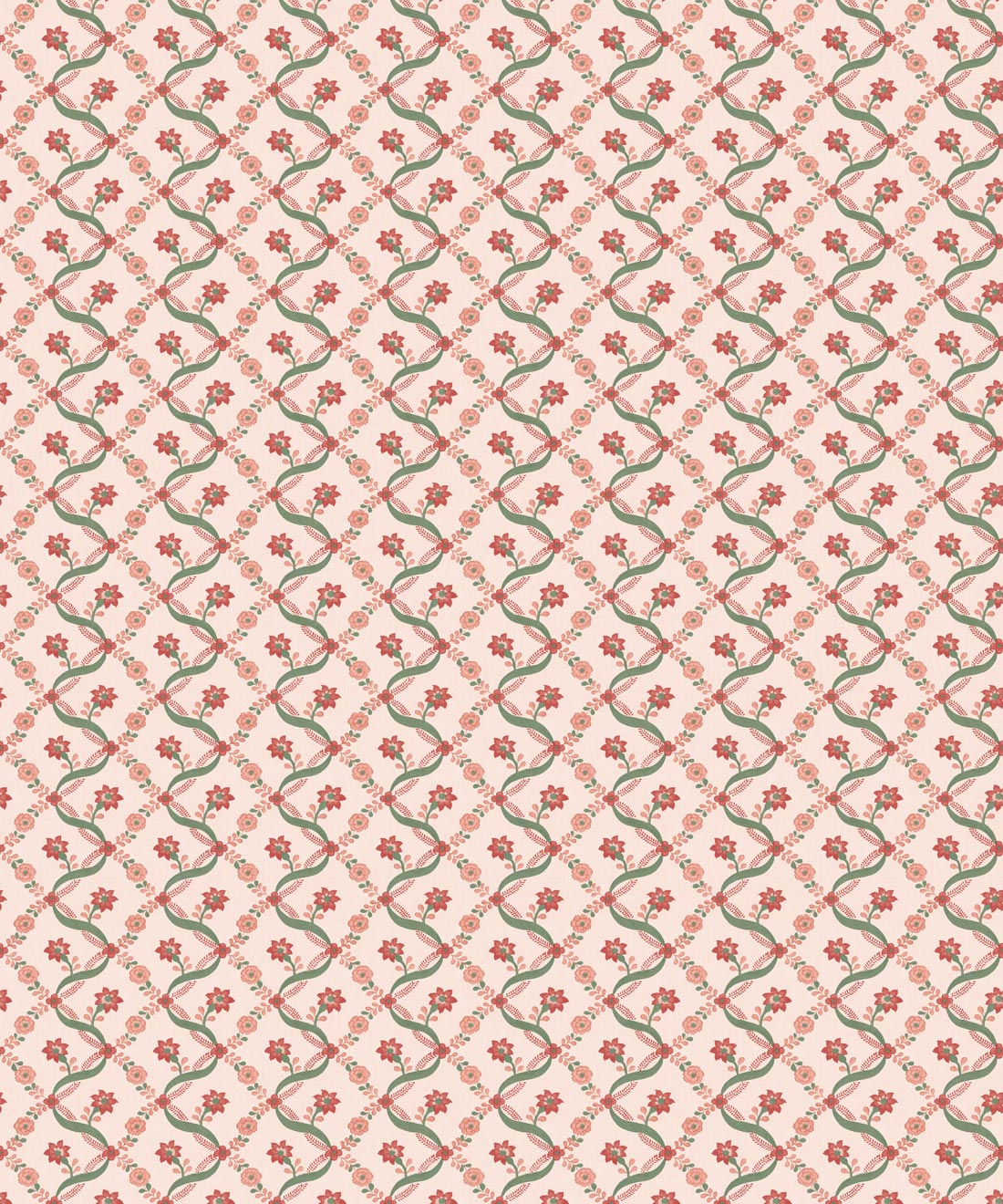 Jacqueline Wallpaper - Colourway: Pink - Swatch