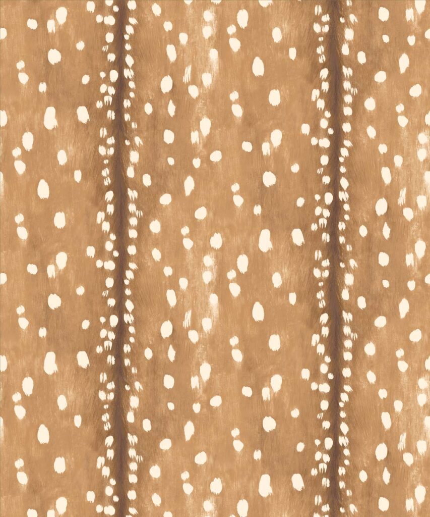 Fawn Spot Wallpaper - Colourway: Bambi - Swatch