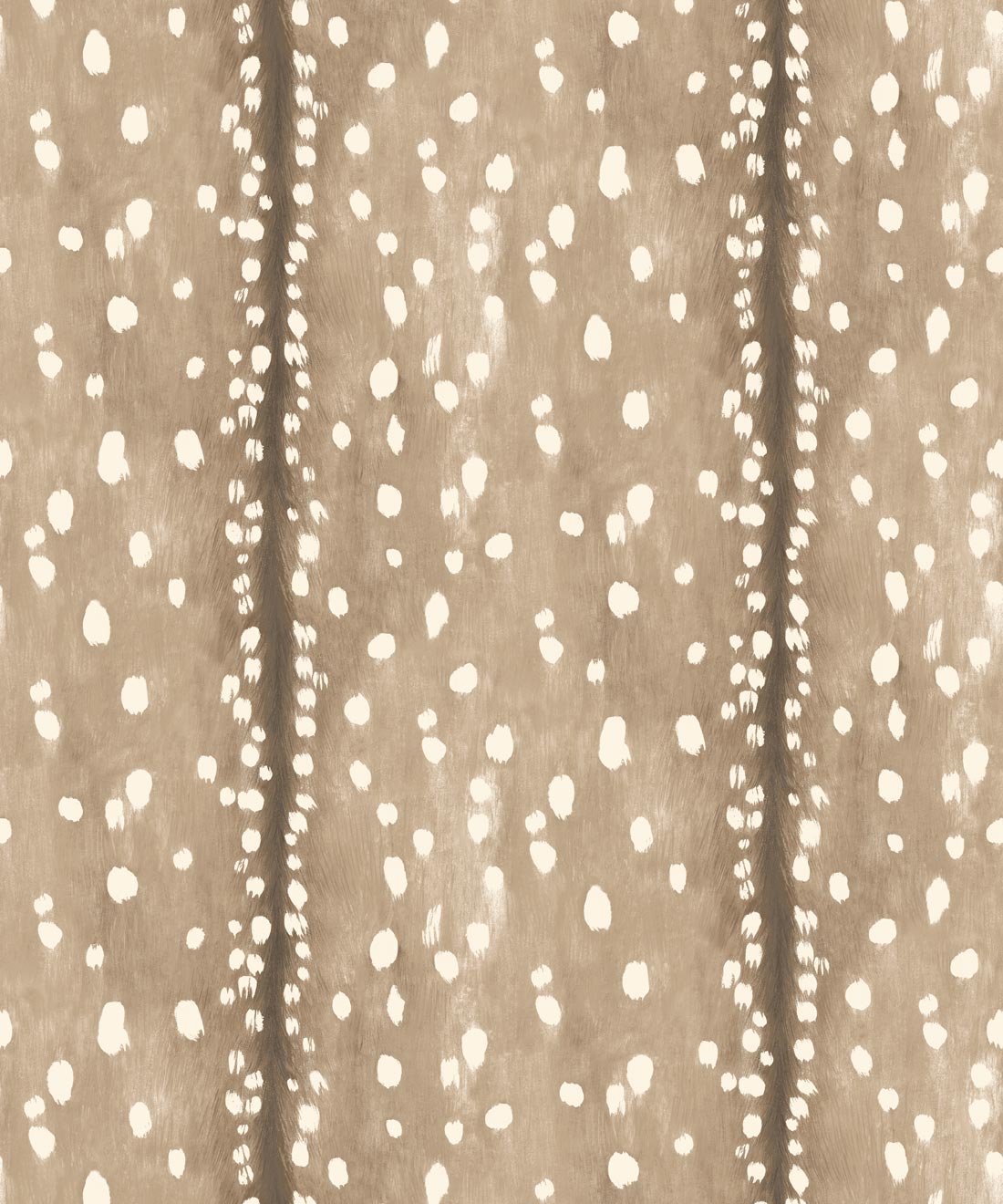 Fawn Spot Wallpaper - Colourway: Mink - Swatch