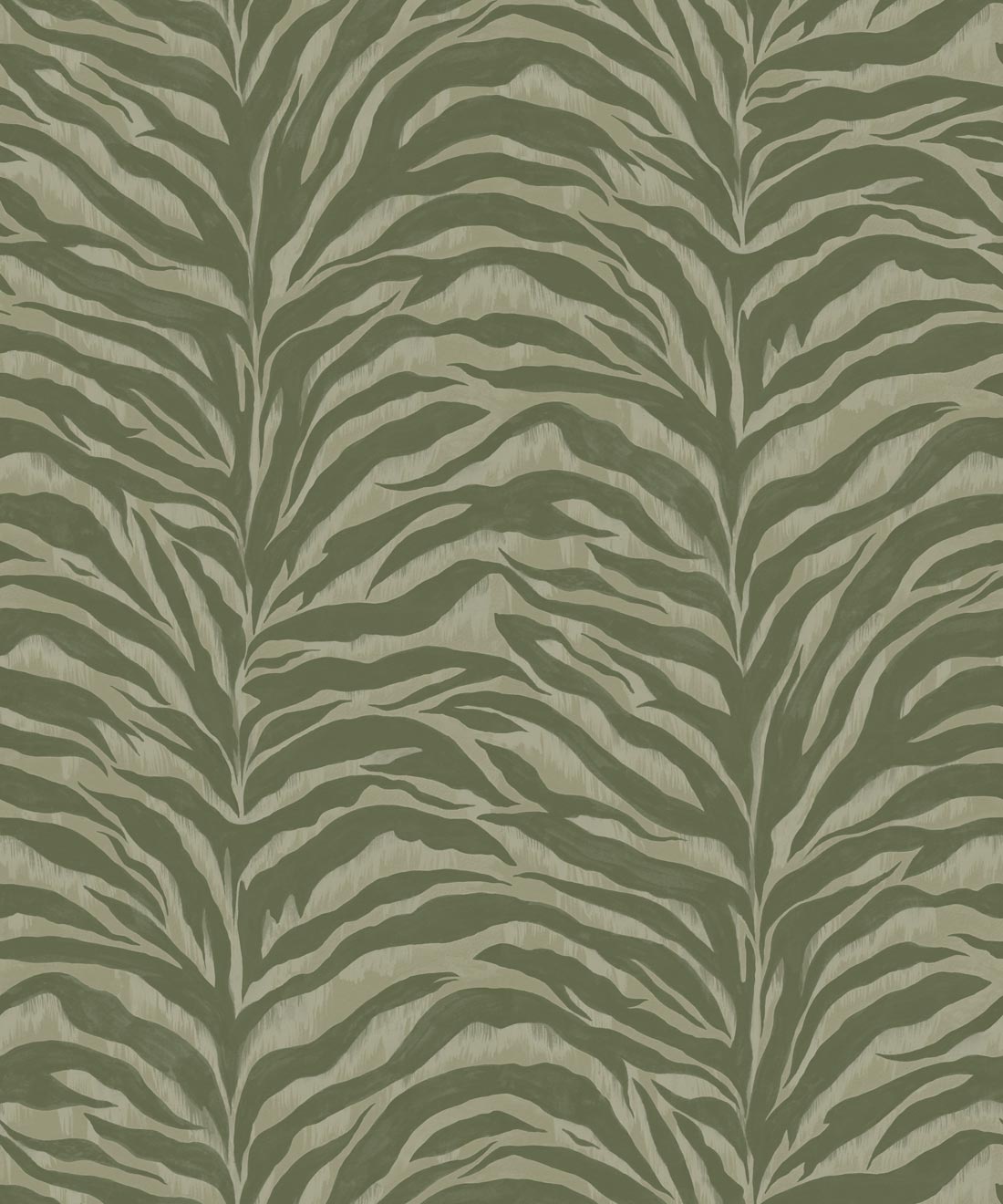 Serengeti Stripe Wallpaper - Colourway: Palm - Swatch