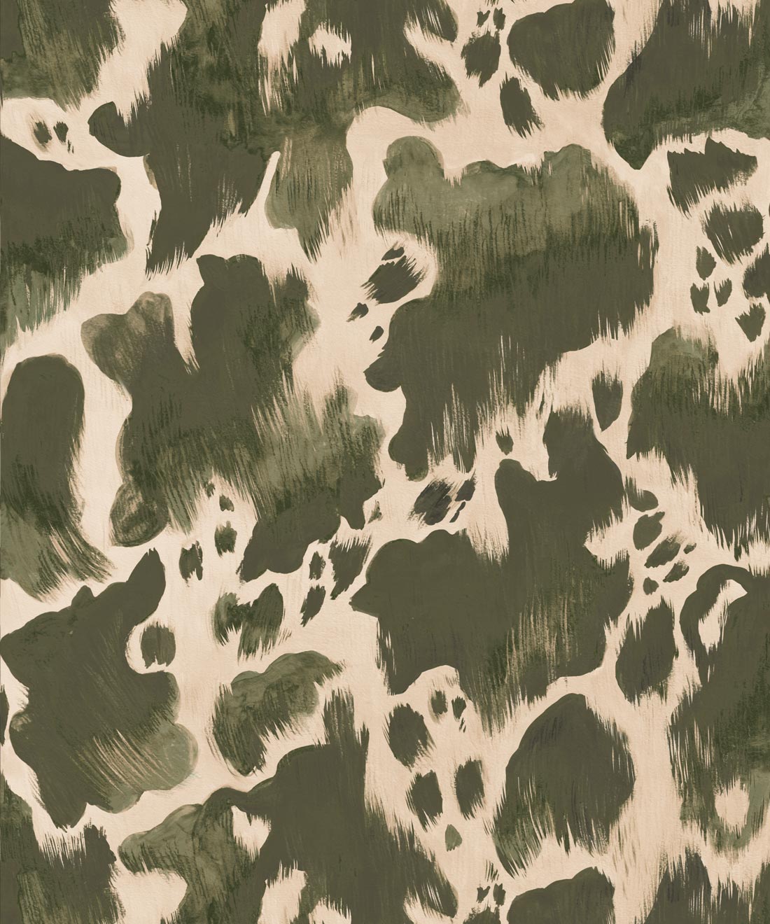 Holstein Wallpaper - Colourway: Cactus - Swatch