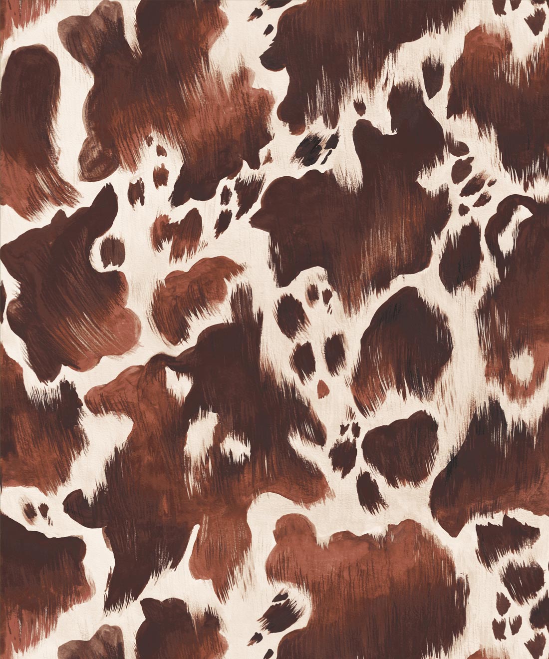 Holstein Wallpaper - Colourway: Rustler - Swatch
