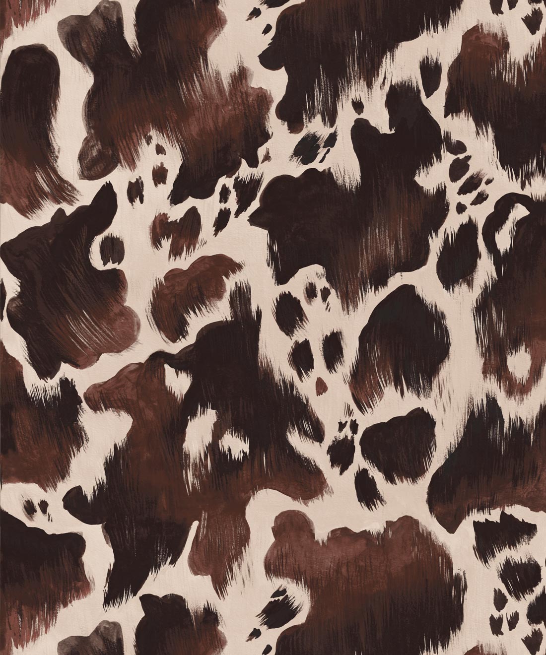 Holstein Wallpaper - Colourway: Saddle - Swatch