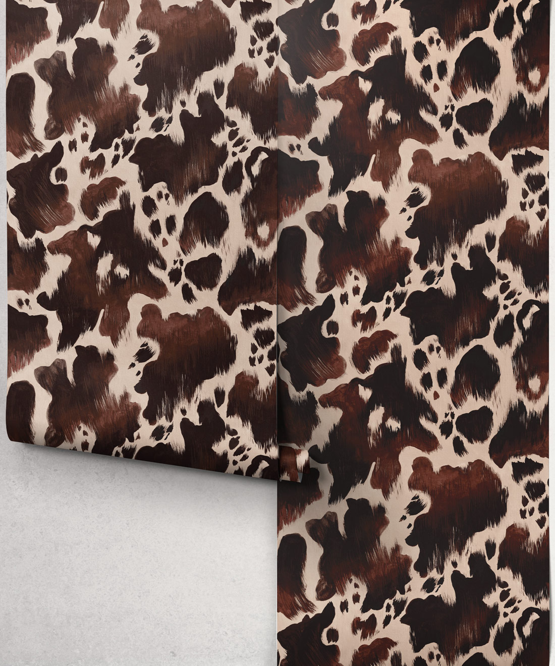 Holstein Wallpaper - Colourway: Saddle - Roll