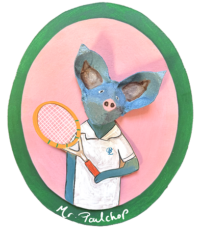 The Curious Club - Bethany Linz Wallpaper Collection - Collection Page - Inspiration - The Tennis Club Wallpaper Element