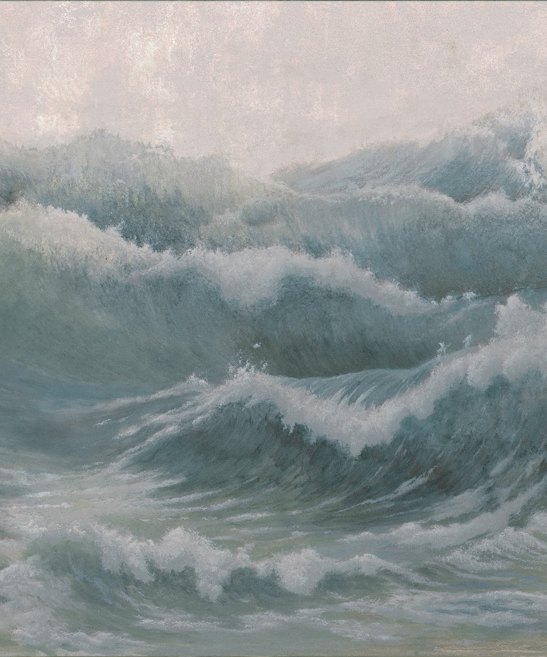 Swell Mural - Colourway: Atlantic - Swatch