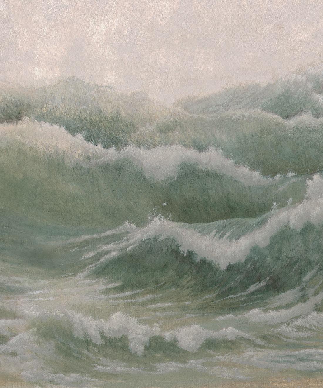 Swell Mural - Colourway: Sea Glass - Swatch