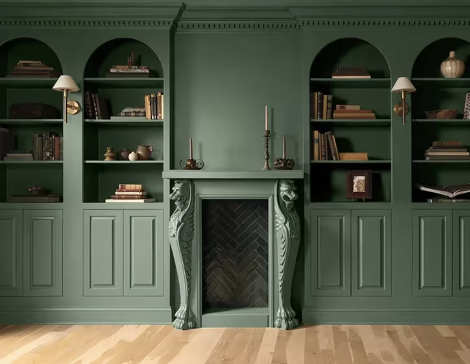 Benjamin Moore Color of the year 2027 Room Webster Green